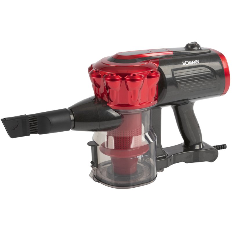 BOMANN 2-in-1 stofzuiger BS 6072 CB, antraciet/rood, 600 W